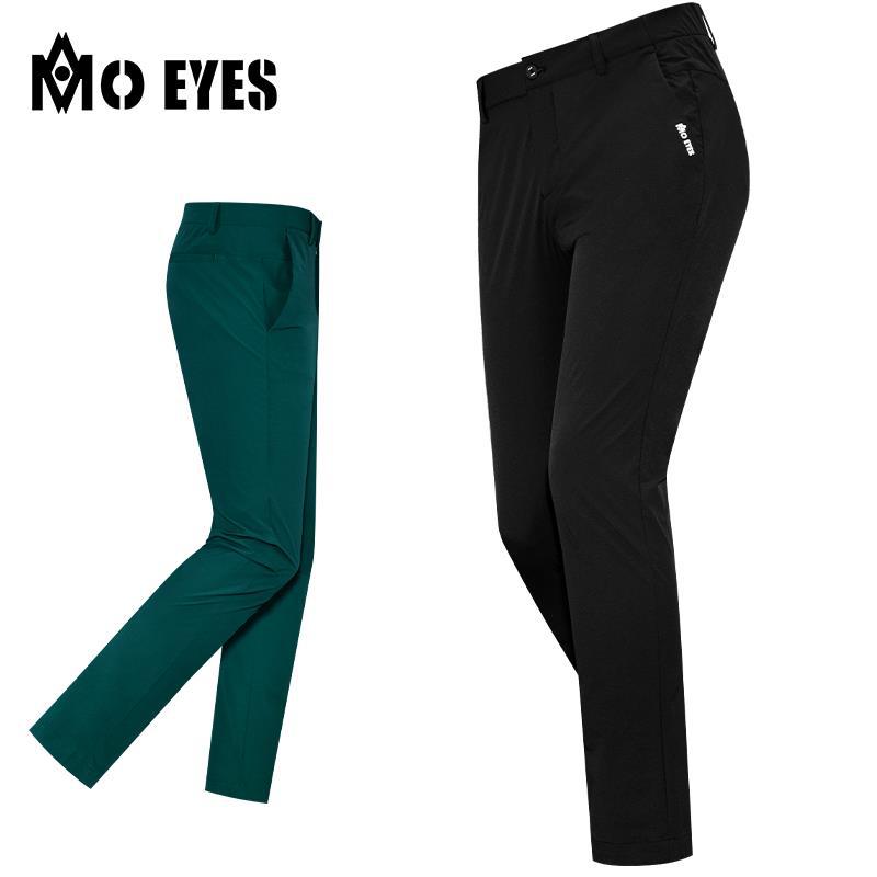Quần dài golf nam mùa hè thắt lưng co giãn, phong cách thể thao — M23KUZ003-màu xám, M23KUZ003-màu trắng, M23KUZ003-Đen, M23KUZ003-màu xanh lá cây