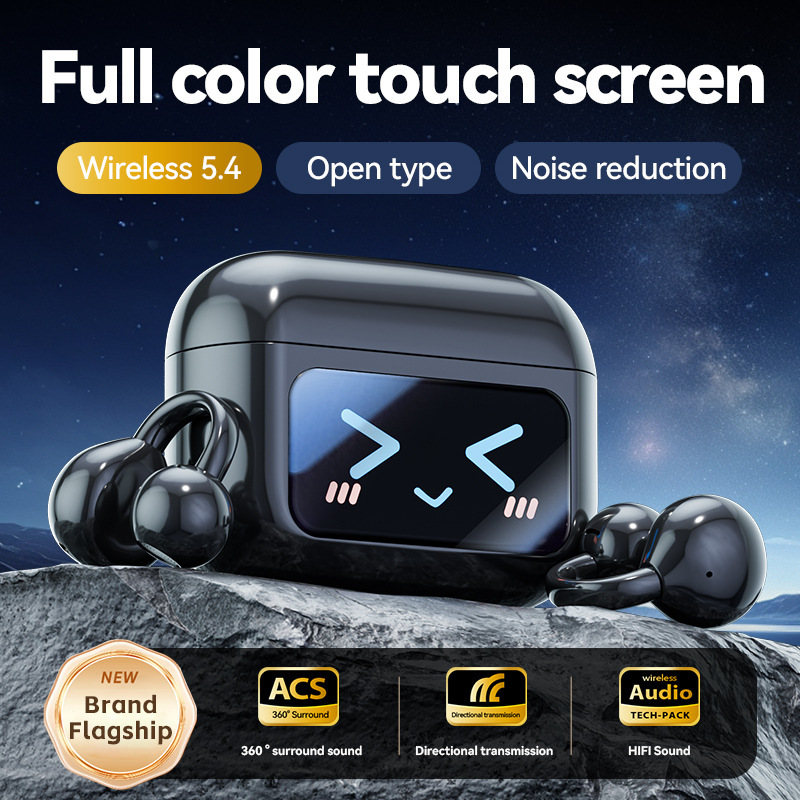 TK Cross-border Hot Hot Ear Touch Smart Color Screen high quality AI Translation Bluetooth Headset True Wireless Sports TK Cross-border Hot Hot Ear Touch Smart Color Screen high quality AI Translation Bluetooth Headset True Wireless Sports