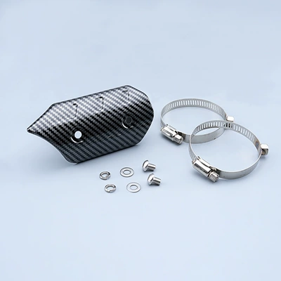 Motorcycle Modified Exhaust Pipe Anti-Scald Motorcycle exhaust pipe - stainless-steel-anti-scald-cover-water-transfer-printing-irregular-shape