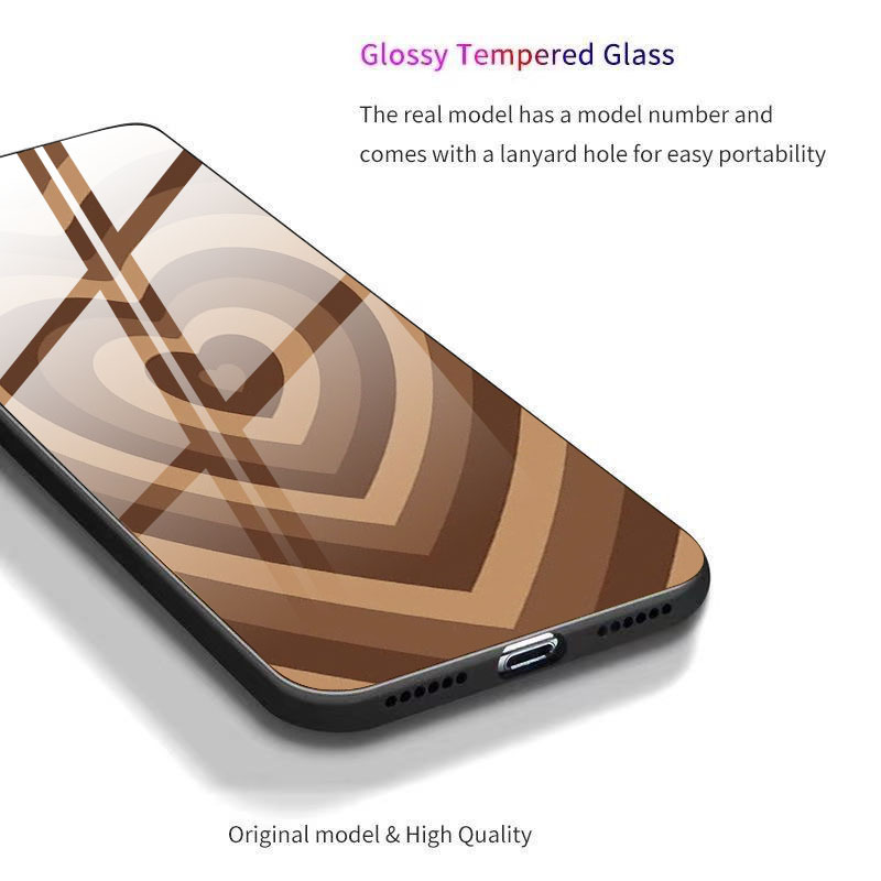 Stylish Iphone Case Glass Protective Cover For Apple Phone_voghion.com