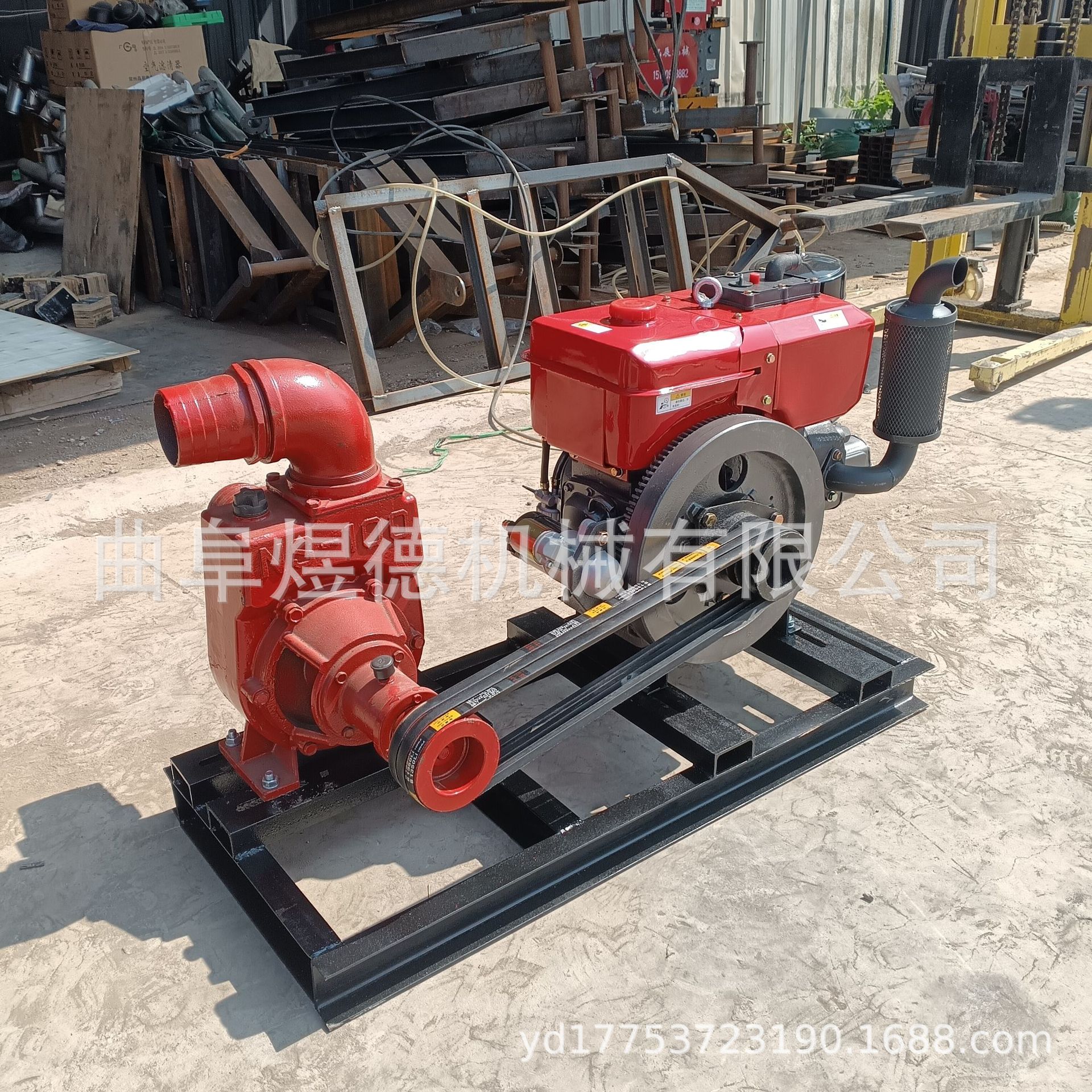 柴油机离心泵 6寸8寸大流量混流防汛抽水泵车