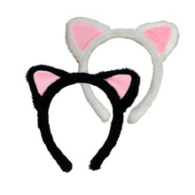 性感毛绒可爱猫头箍头饰 洗脸头带 少女化妆 猫耳朵发箍 工厂货源