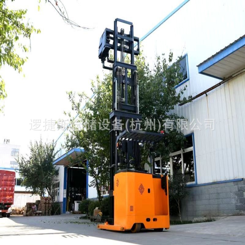 座驾式三向堆垛车叉车电动窄通道高位6米8米10米升高堆垛车 叉车