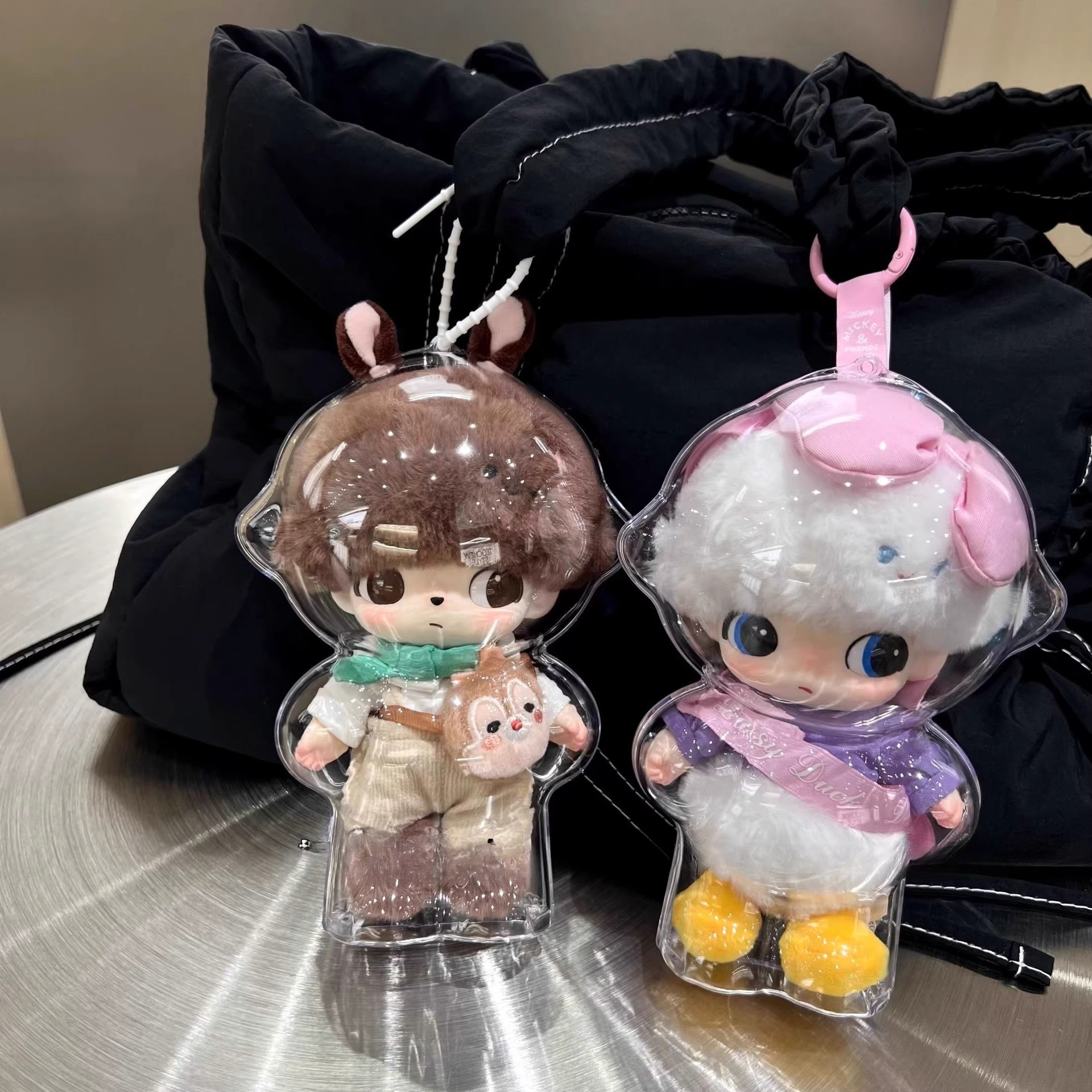 POPMART泡泡玛特DIMOO WORLD × 迪D士尼搪胶透明保护壳高品质