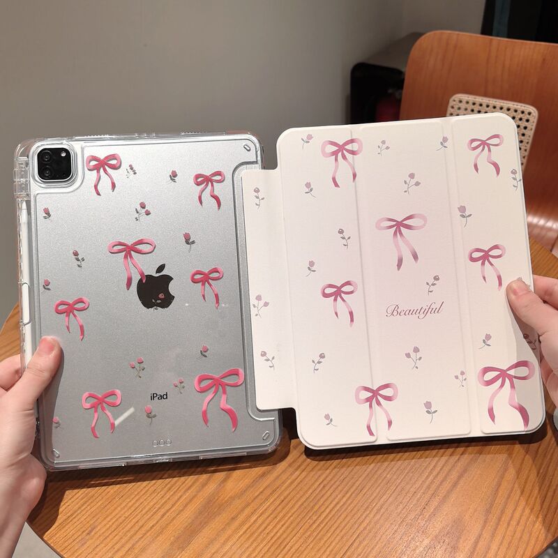 2025Ipad11 Protective Case Air 70% off Magnetic All-In-One Pro Bow Mini Acrylic 10.2 Painted