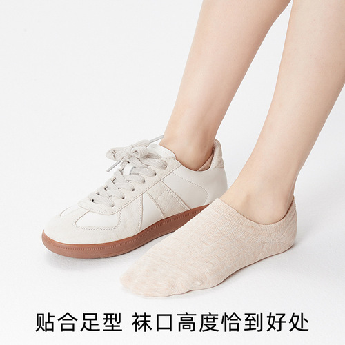Ship invisible socks women's summer thin short socks shallow mouth sweat-absorbent single color versatile casual socks ZhujiSock Industry