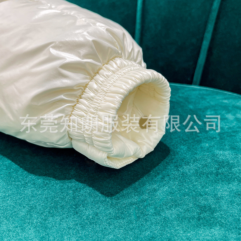 反季蒙家羽绒服冬季女加厚短款高端白鹅绒潮牌新款玛雅彩条必蒙口|undefined