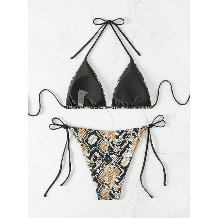 Leopard Bikini Set Für Damen Sexy Zweiteiliger Badeanzug_voghion.com