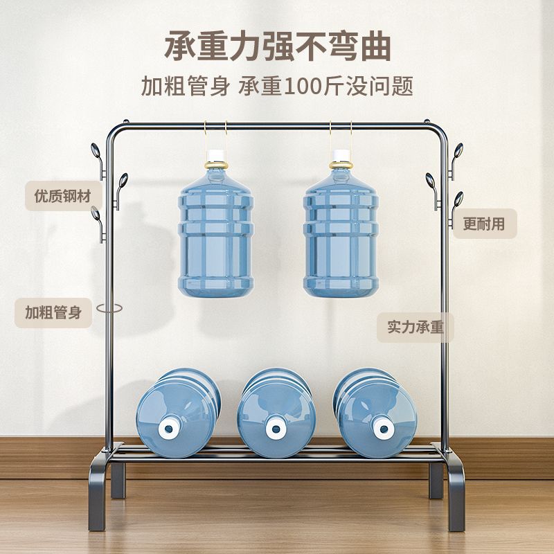 Perchero de piso a techo Dormitorio vertical Perchero de suspensión con ruedas móviles Sala de estar para el hogar Red de Internet Perchero de secado de lujo ligero Perchero de secado