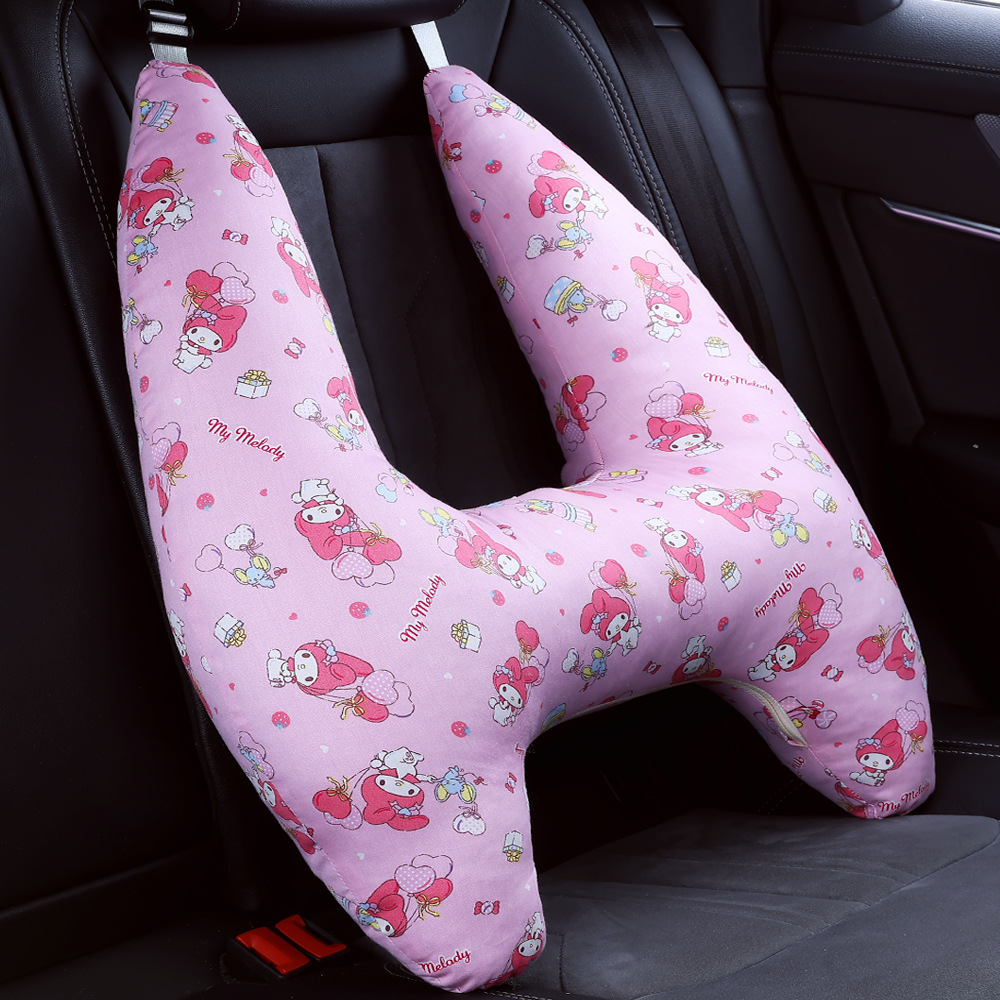 Almohada Infantil para Auto de Algodón Removible y Lavable para Asiento Trasero