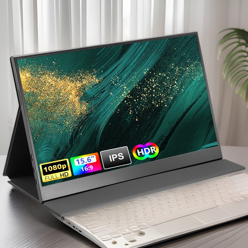 15.6inch Monitor Computer Screen Projection Expansion Gaming External Ps4 Ips Screen Gaming Live Streaming Projection Monitor