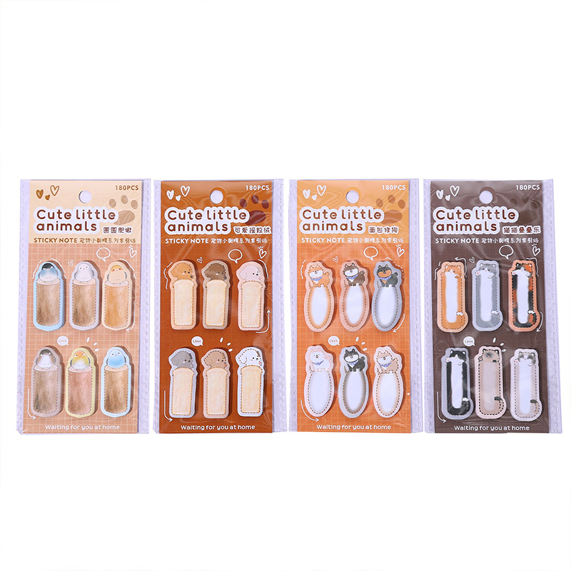 Ketchup chica adorable pequeña mascota etiqueta de índice de mascota pequeña nariz serie de estudiantes pueden escribir etiqueta de índice