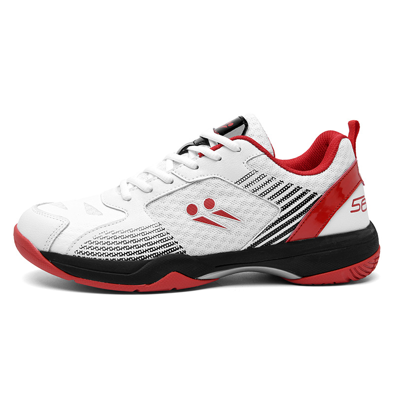 Nuevos zapatos de bádminton de malla transpirables profesionales para hombres y mujeres zapatos de entrenamiento anti-impacto transpirables zapatos deportivos antideslizantes resistentes al desgaste