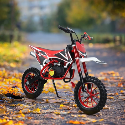 Foreign Trade Cross-Border Small Mountain Sports Two-Stroke Bicycle Light Youth Mini Beach Off-Road Motorcycle (Kross motosiklet mühərrikləri)