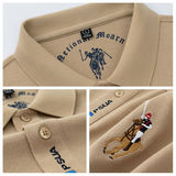 Хлопковый лонгслив, весенняя трендовая футболка polo, с вышивкой