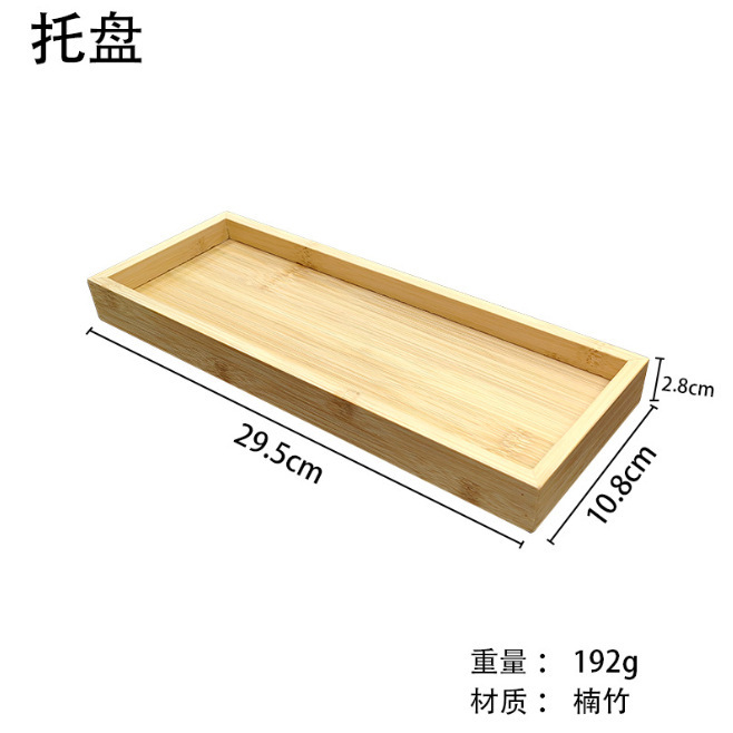 クリエイティブな竹と木の蓋付き高級茶缶ブリキ収納ギフトボックスコーヒー豆キャンディー収納防湿密封缶|undefined