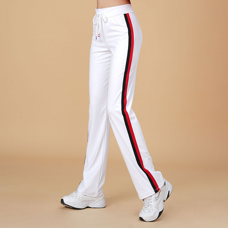 Spring summer trousers, quick dry dancing overall for gym, loose straight fit 4