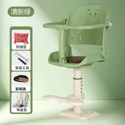 Cross-border electric vehicle child Electric car child seat - green-single-seat-iron-base