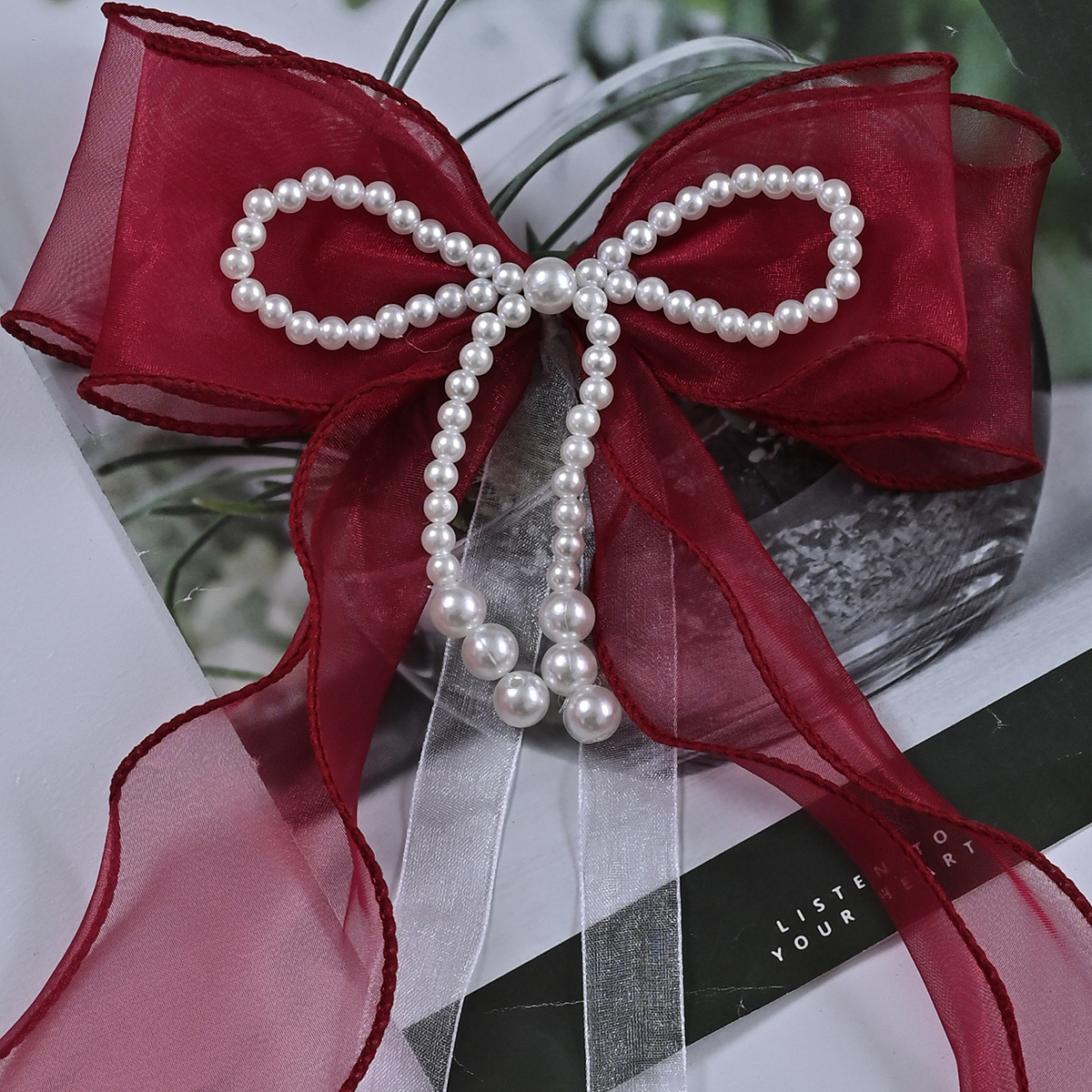 Correas de cortina con lazo de perlas de color puro, venta al por mayor de fábrica, éxito de ventas transfronterizo, accesorios universales para decoración de cortinas