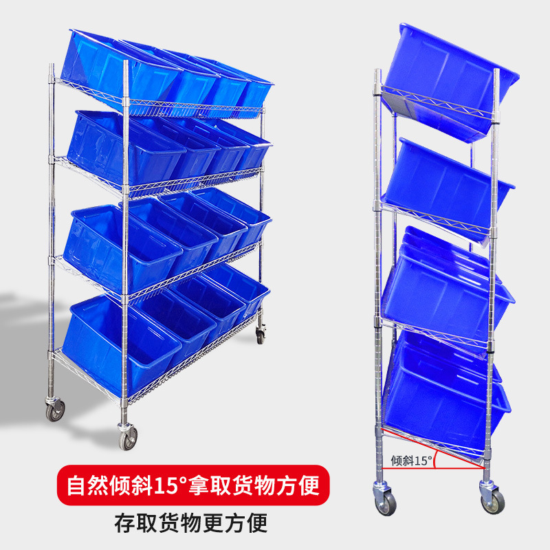 電気商トラック宅配仕分け車倉庫静音斜面トラック梱包出荷トラッククロムメッキカート|undefined