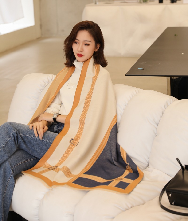 스트라이프 블루 베이지