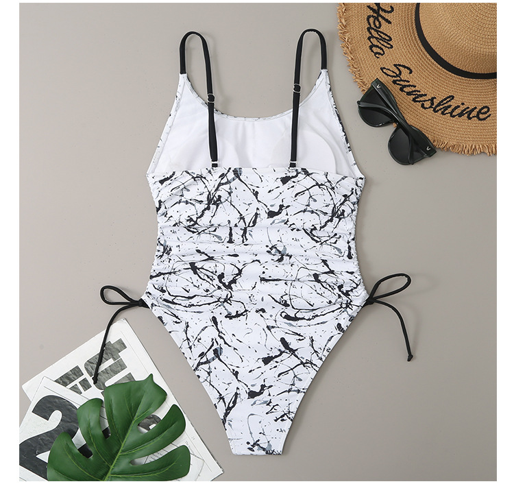 2024 swimsuit jumpsuit new split multi-color printed women's bikini_voghion.com