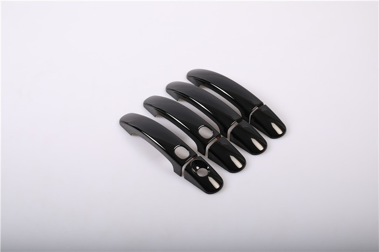 Suitable for Fox Maverick door bowl handle modification car exterior door handle decoration protection stick bright strip paint black