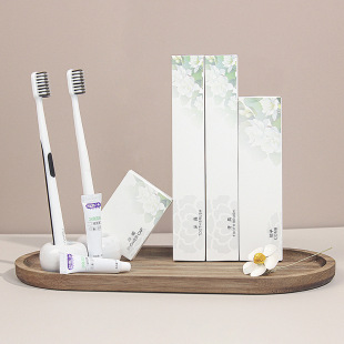 Disposable Toothbrush Hotel Set with Toothpaste, B&B Toiletries Kit, New Chinese-Style Toothbrush, Customizable Logo, Portable