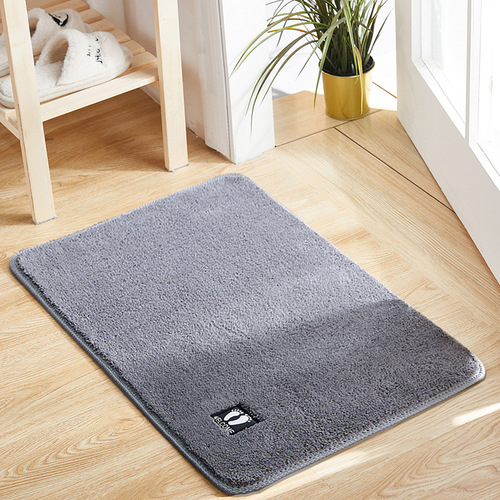 Bathroom floor mat plush water-absorbent home bathroom foot mat toilet anti-slip mat foot mat entry door mat