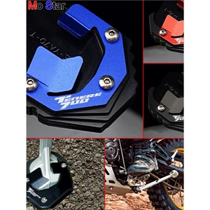 Suitable for Yamaha Tenere700 19-23 Modified Aluminum Alloy Side Support Stand with Enlarged Base and Widened Pad