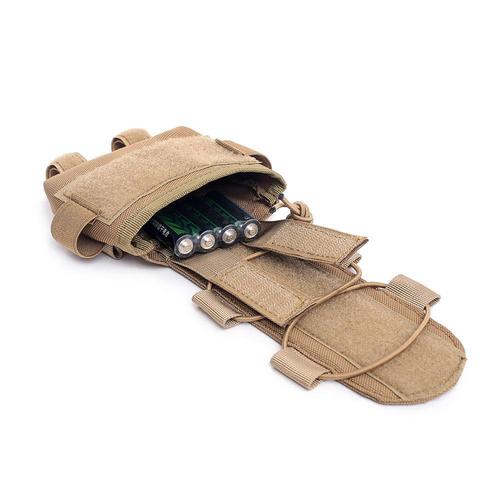 Tactical helmet battery storage bag Outdoor training MK2 helmet accessory bag Multifunctional helmet storage bag