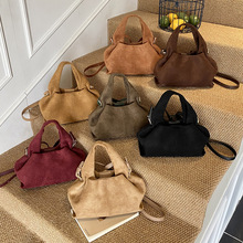 新款欧美时尚褶皱云朵包大容量手提女包潮流洋气单肩包斜挎小包包