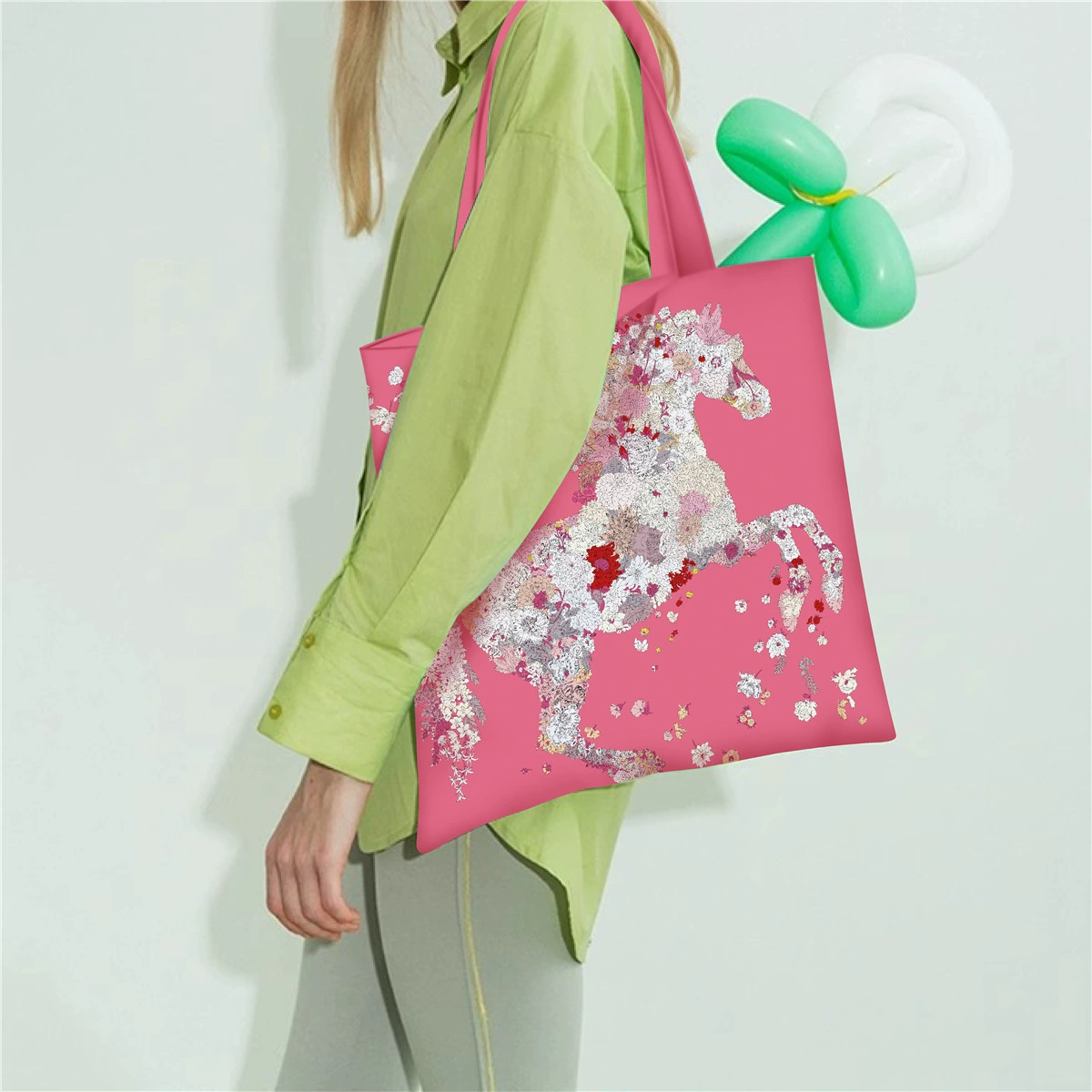 2024 Dongdaemun новая холщовая сумка маленькая красная книга основной толчок женская сумка из ткани большая емкость книжная сумка на плечо сумка