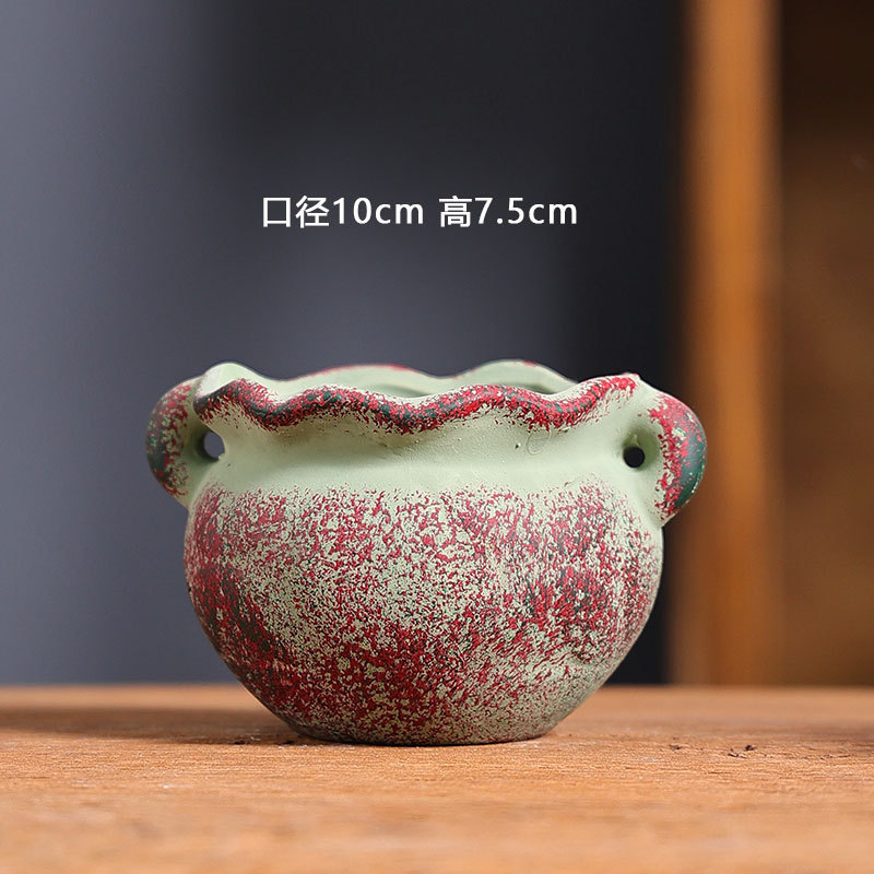 Succulent Flower Pots for Home Use, Creative Ceramic Flower Pots, Red Clay Root-Controlling Pots, Clearance Wholesale Succulent Flower Pots for Home Use, Creative Ceramic Flower Pots, Red Clay Root-Controlling Pots, Clearance Wholesale