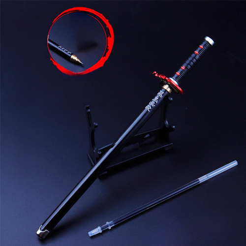 Demon Slayer Hinokami Kagura signature pen, Shigekiyo Kamado, Senjuro Kamado, Inuyama Kamado, water column, insect column, fire column, metal model 