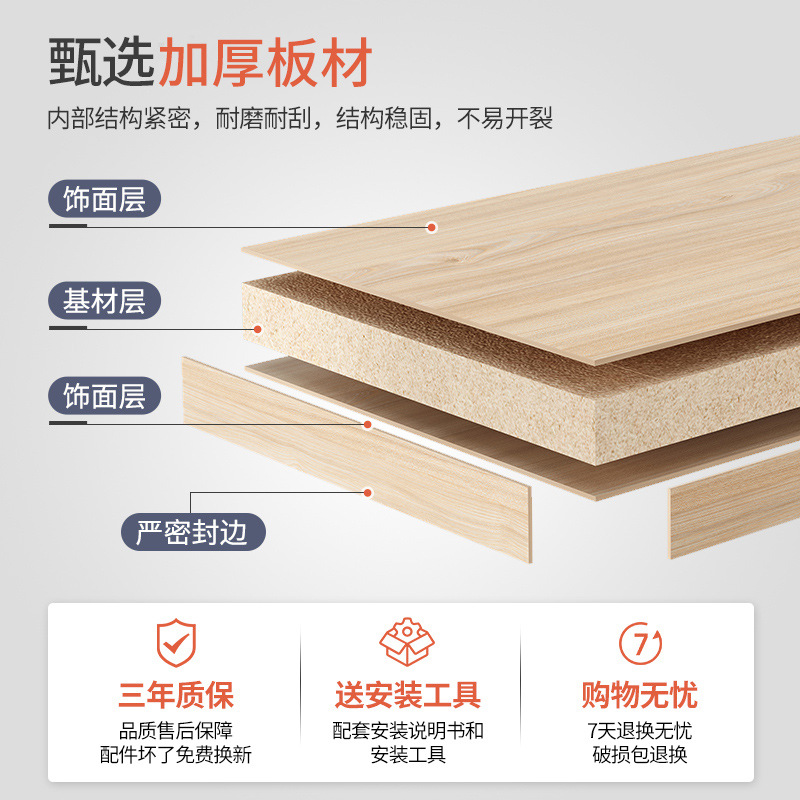 Escritorio de oficina y silla combinación simple moderno Personal Oficina Muebles simples Estación doble Escritorio de computadora de cuatro asientos