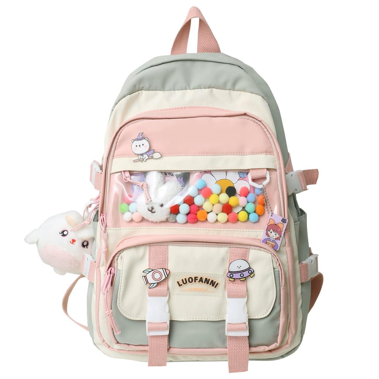 Capacious backpack, school bag, brand fashionable shoulder bag, wholesale, 2023, Korean style