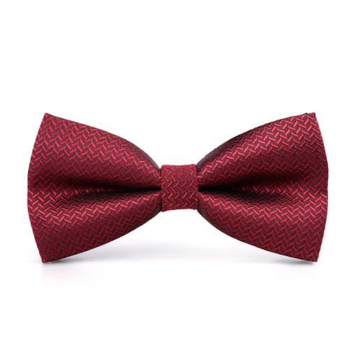 Men's formal bow tie Korean style trendy double-layer upper and lower piece bow tie groom's wedding polyester bow tie bow tie for men
