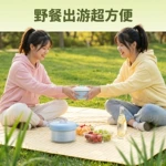 支持代发支持贴标签带盖饭盒户外白领学生隔热密封多巴胺便当盒