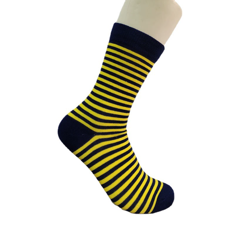 LT женские мужские модные носки Уличные европейские и американские военно-морские носки средней длины в полоску модные носки