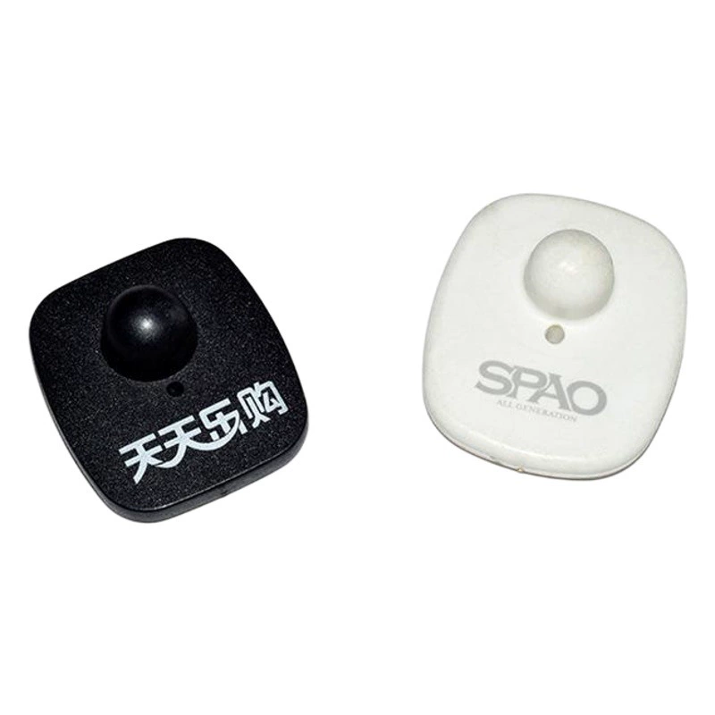 Супермаркет RF Противоугонная этикетка Небольшая Квадратная RF жесткая этикетка супермаркет торговый центр Одежда Полотенце Противоугонная пряжка