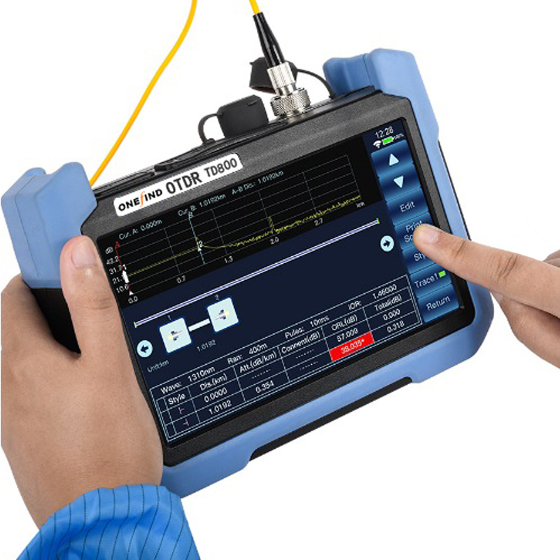 ��iOLM��TD800��ʱ�����ǵ�ģOTDR1310/1550����single mode