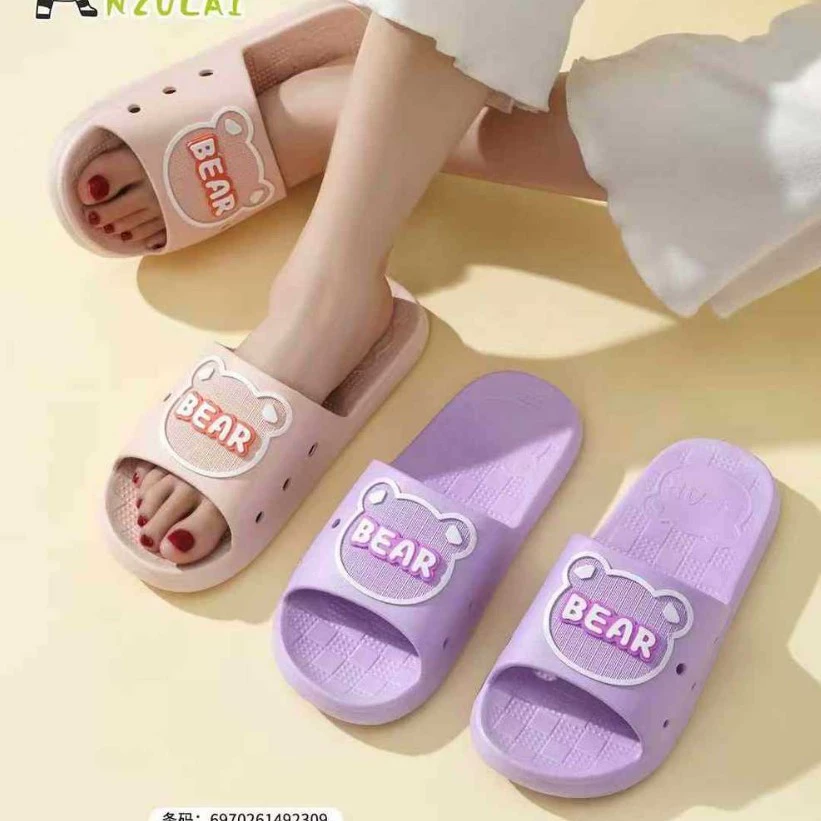 Тапочки дамы летняя ванная комната 2025 новый интерьер дом мягкий фон модная домашняя нескользящая ванна дома