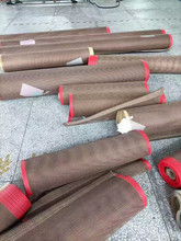 耐高温特氟龙网带膜包机隧道炉收缩输送带UV丝印过油铁富龙流水线