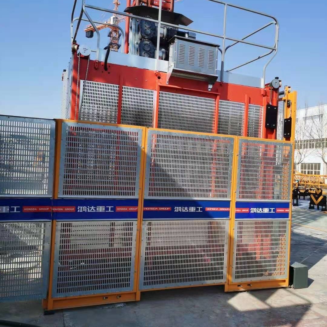 满洲里口岸交货施工升降机，1吨单笼升降机，1吨升降机,物料提升