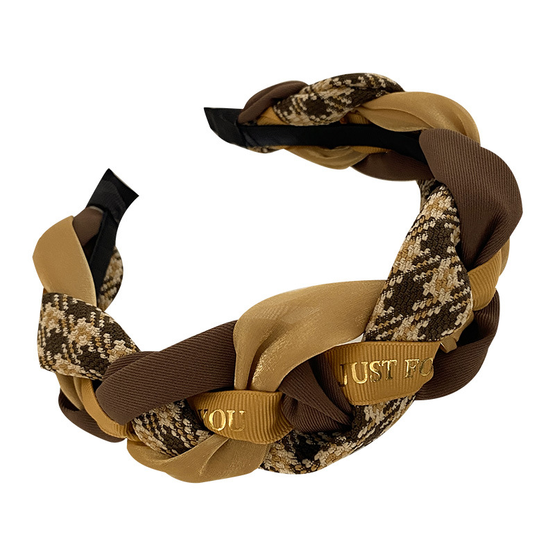 Corea del Sur explosión alta craneal correa de cabello para mujeres nuevo otoño invierno correa de cabello Meilade paquete de cabello de alta calidad lavar la cara al por mayor tarjeta de cabello