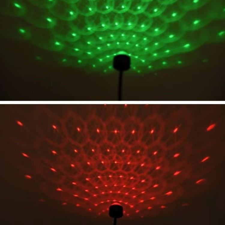 Luz de atmósfera de automóvil USB colorido control de voz luz de ritmo dj automóvil LED luz de atmósfera M9 bola mágica luz de cielo