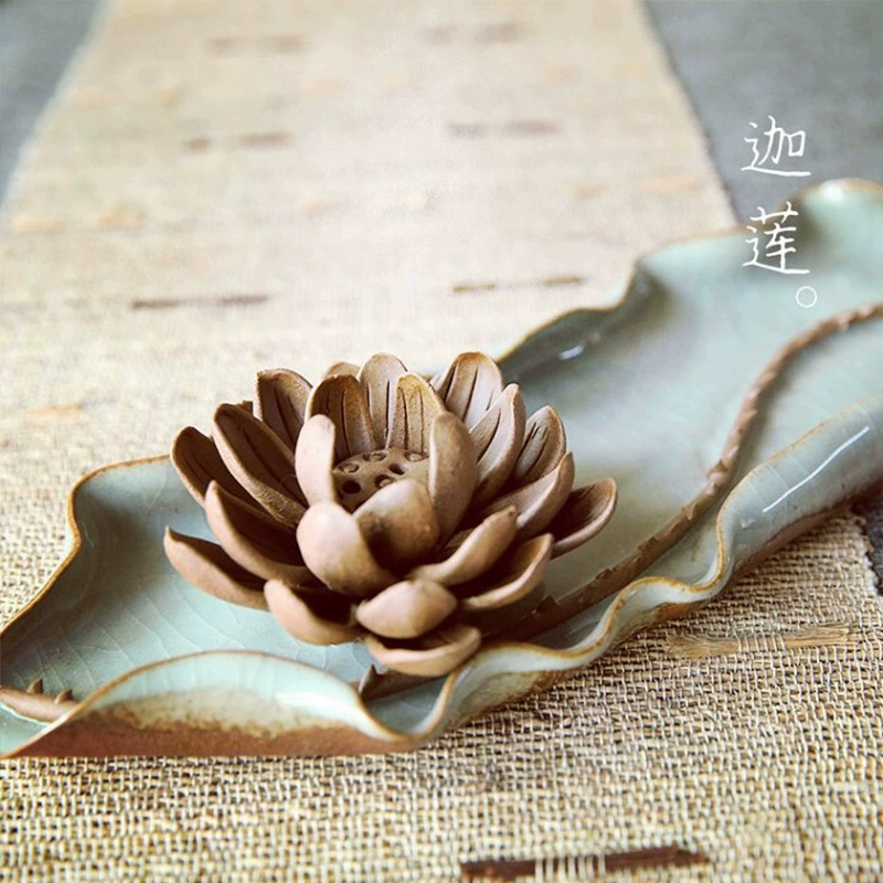 Цзиндэчжэнь Дзен чистый аромат лотоса ручной работы канарейка с тремя отверстиями большой линии аромат обратный держатель аромата аромат