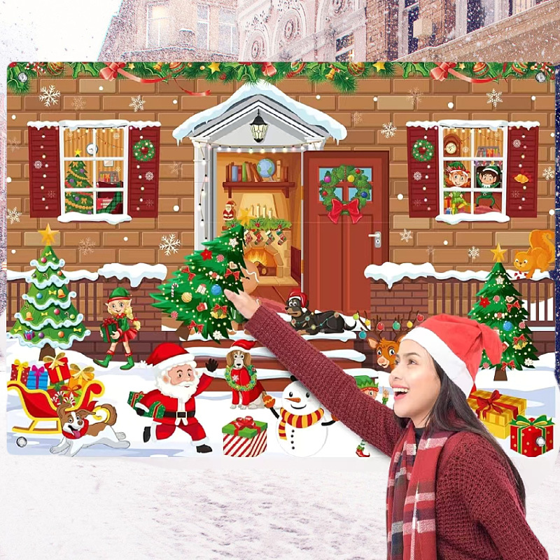 Amazon transfronterizo educación infantil 3DIY estereoscópio felt paquete de juego storyboard aprendizaje tablero impreso dinosaurio al por mayor