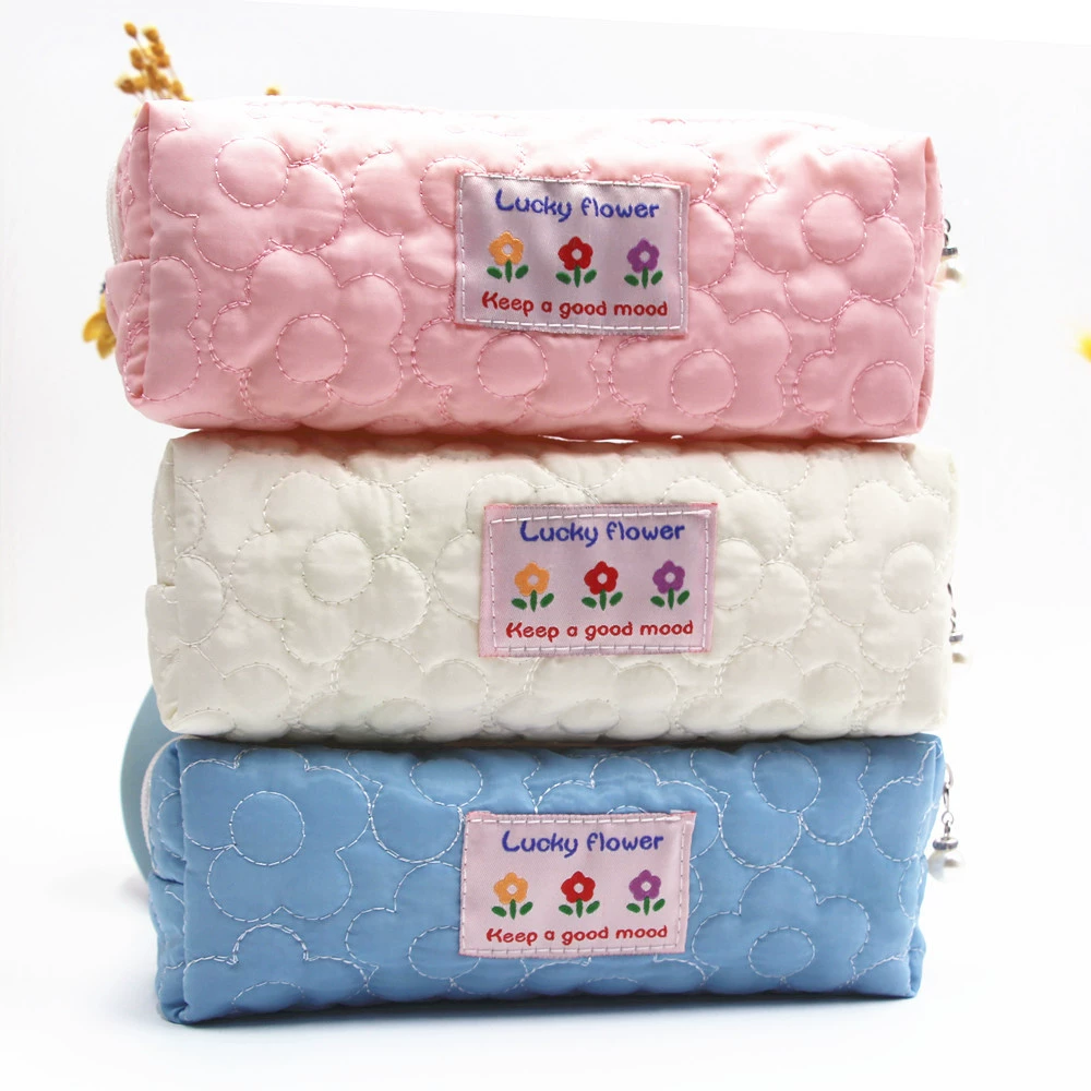 Brand pencil case, pillow, organizer bag, flowered